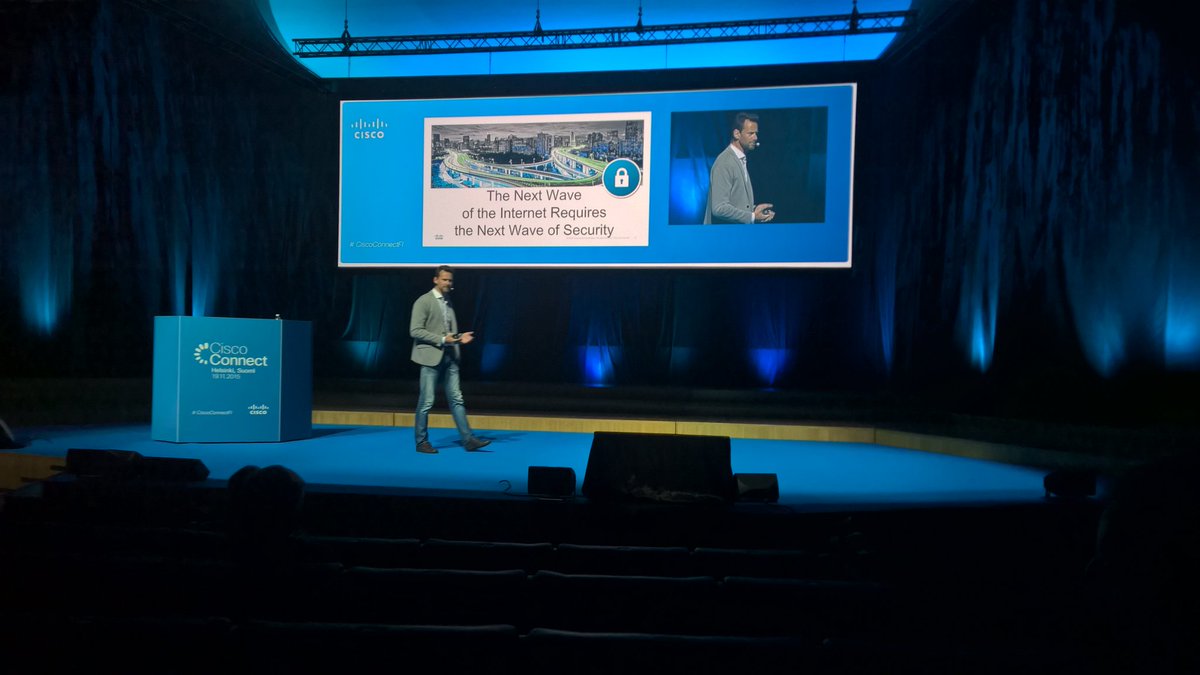 rikuhe's tweet image. The next wave of the Internet requires the next wave of #security @ARPhilpott #CiscoConnectFI