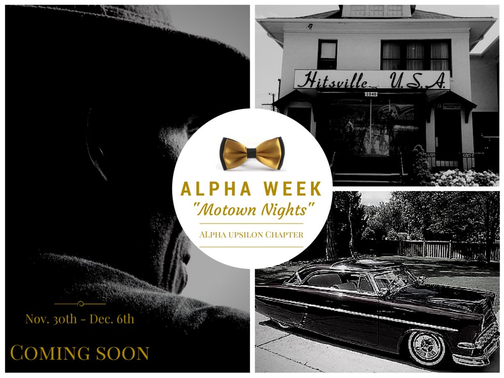 Alpha Week is approaching. 👀 #MotownNights