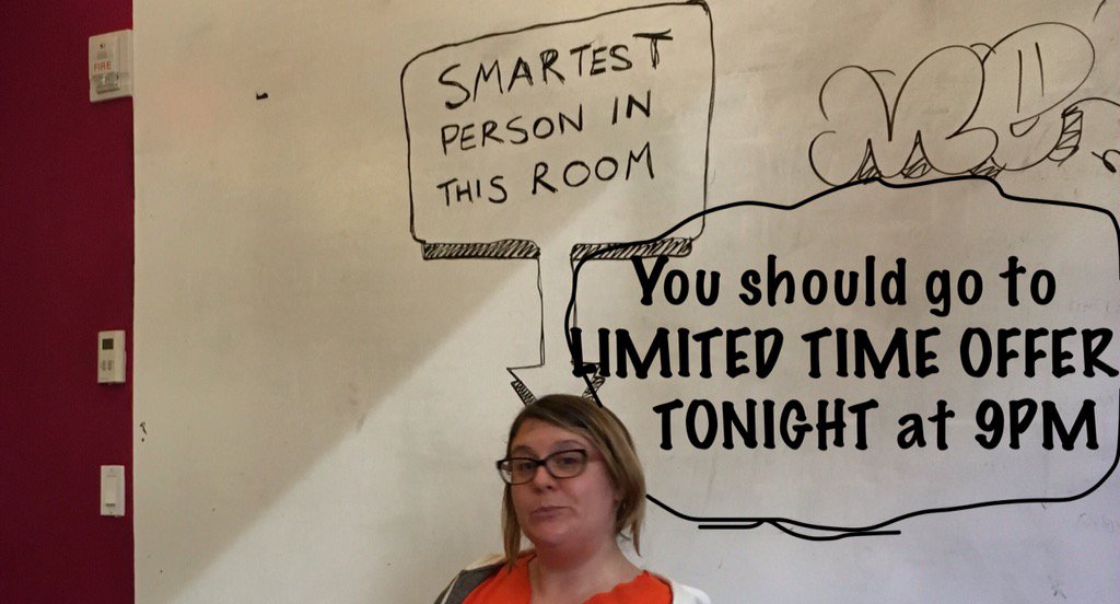 thesuefunke's tweet photo. We are going to have so much fun tonight @QEDAstoria!!! #standup #comedy #todotonight #TGIT https://t.co/SwlmIXzlhT