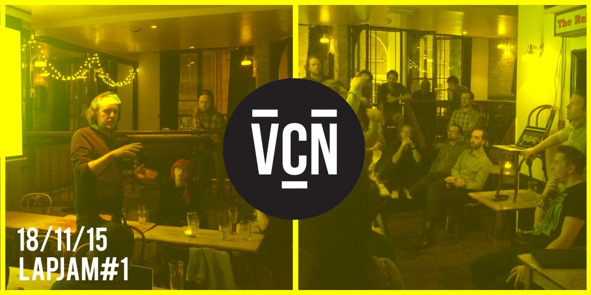 CreativeCherry's tweet image. Brilliant turnout for #VCN #LapJam#1 last night. Inspiring. Book your place at LapJam#2 bit.ly/1OSwYxU