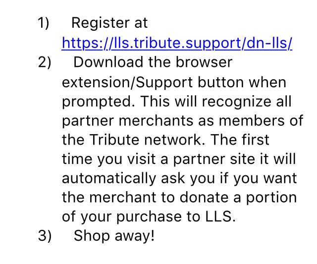LightTheNightDC's tweet image. Online shopping this season? Download tribute and partnering stores will donate a % of your purchase to LLS!