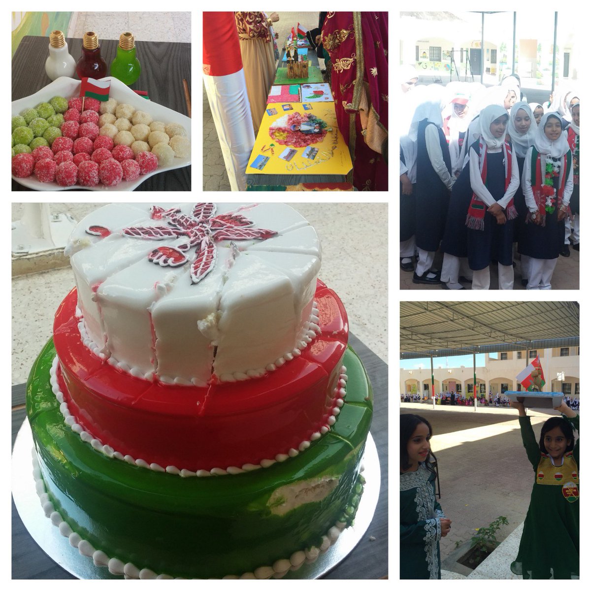 قصة حب وولاء رسمتها طالبات مدرسة حاجر بني عمر ابتهاجاً بالعيد الوطني المجيد .