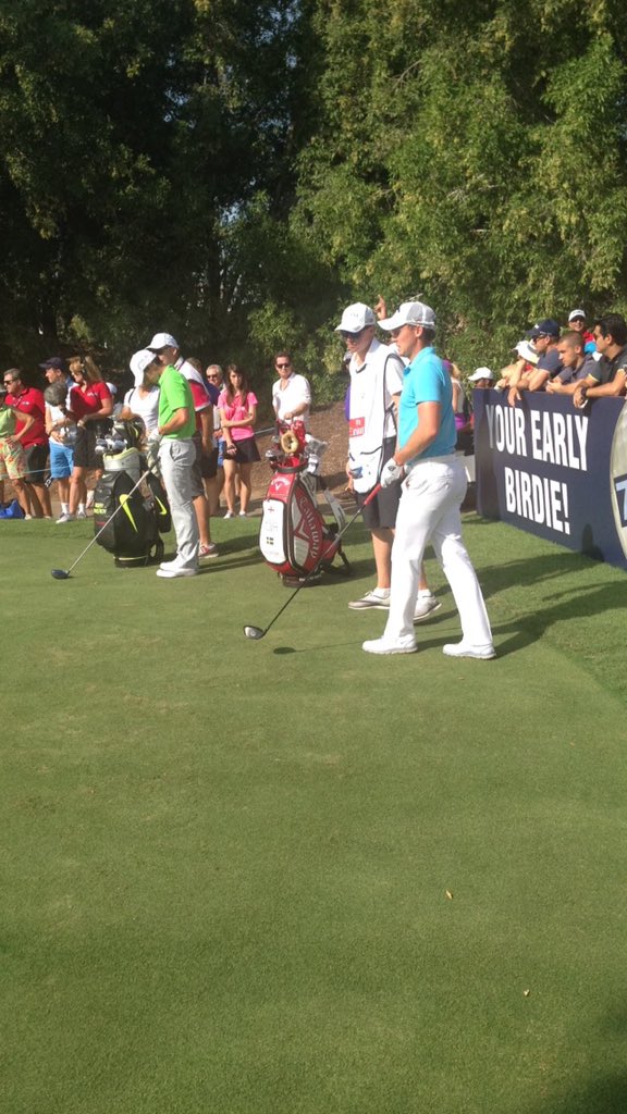 Great day @DPWTC great weather and great golf