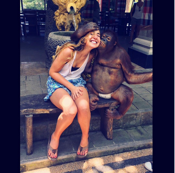 BucknellAbroad's tweet photo. Hunter Stahl studying abroad in Brisbane, Australia is shown here in Ubud, Bali on her mid-semester break! https://t.co/Awe8guRnnv