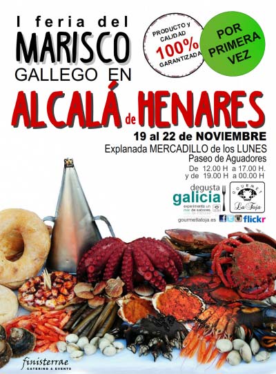 Este fin de semana lo mejor de #galicia en la Feria del #marisco. bit.ly/1HZiwBP VIA <a href="/DreamAlcala/">Dream! Alcala</a> #cmahcc