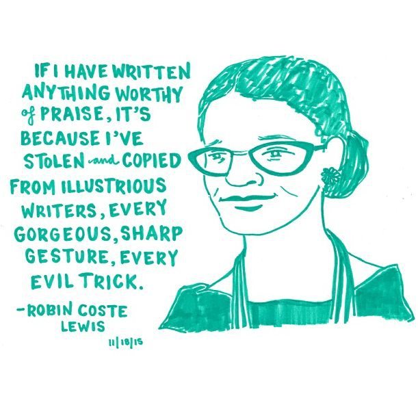 justjots's tweet photo. Jottings via lastnightsreading's instagram feed --> Robin Coste Lewis at the National Book Awards, 11/18/15 #NBAwar… https://t.co/wpfSOnJr8X