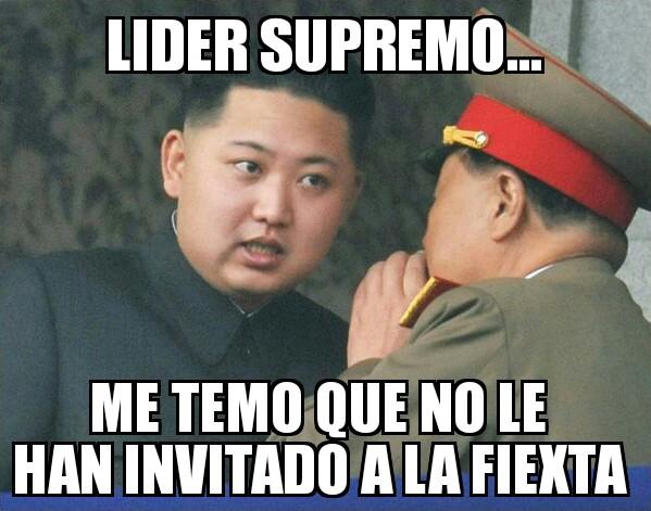 Llegan malas noticias a la Korea buena, la del norte...