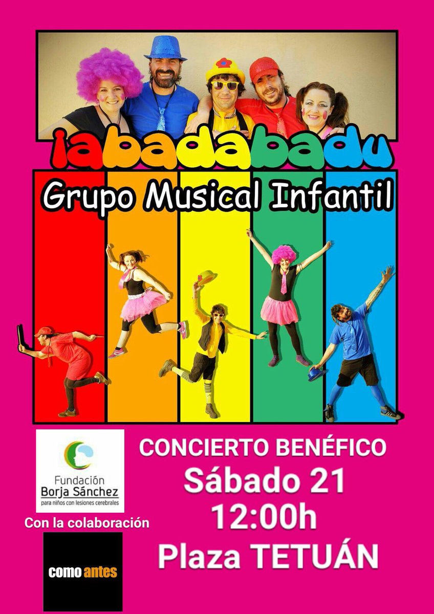 Este sábado 21 a las 12 de la mañana #conciertosolidario en Plaza Tetuán #castellón...Estáis todos invitados!!!