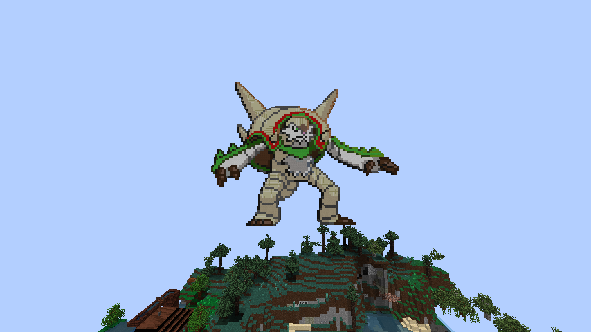 mastermon2a's tweet image. Ouille ! Plus de trois heures de travail et enfin fini ! Il est magnifique ! &amp;lt;3 #Pixelmon #Pokémon #Mastermon