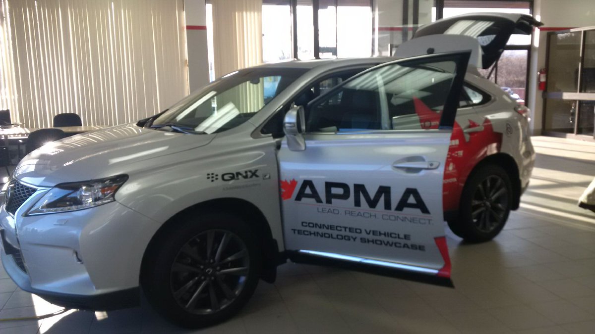 investontario's tweet photo. .@studio63design is where Ontario's #autonomousvehicle tech culminates in one super connected Lexus #OntConnect https://t.co/Fb1NCrGukW