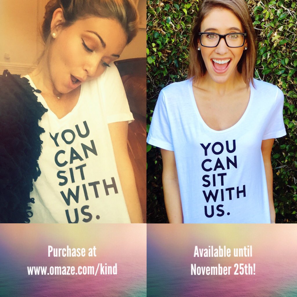 kindcampaign's tweet photo. Spread kindness with our one-of-a-KIND #youCANsitwithus tee! Avail until Nov 25t! Get yours: https://t.co/QAy5X2bC9I https://t.co/v1dJFSpm5y