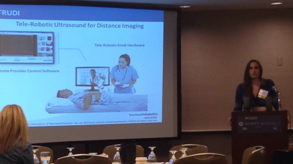 Great presentation fr <a href="/SDoh6/">Sarah Doherty</a> <a href="/TeleHealthRobot/">TeleHealthRobotics</a> at <a href="/McGuireWoodsLLP/">McGuireWoods LLP</a> #medicaldevices conf @MATTERChicago #startup