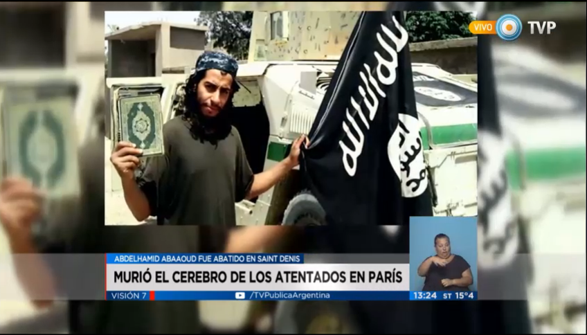 CanalSieteOk's tweet photo. [AHORA] #Visión7 - Fue abatido en Saint Denis >https://t.co/GYiXqQWnBq https://t.co/mDTo2smhxU