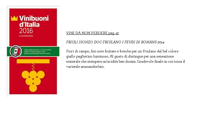 IFEUDIDIROMANS's tweet photo. #vinibuonid'italia #wine #friulano #ifeudidiromans https://t.co/ENsWh0pbgn
