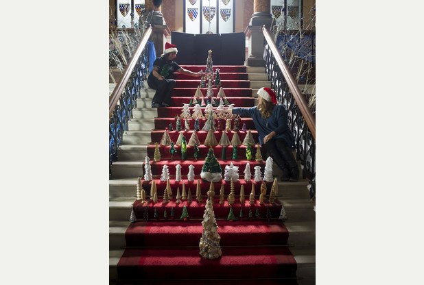 WMNCulture's tweet photo. 100 types of Christmas tree come to Arlington Court | https://t.co/cLZBXdSRaK @NTArlington #devon #christmas https://t.co/IbBqgGDc1x