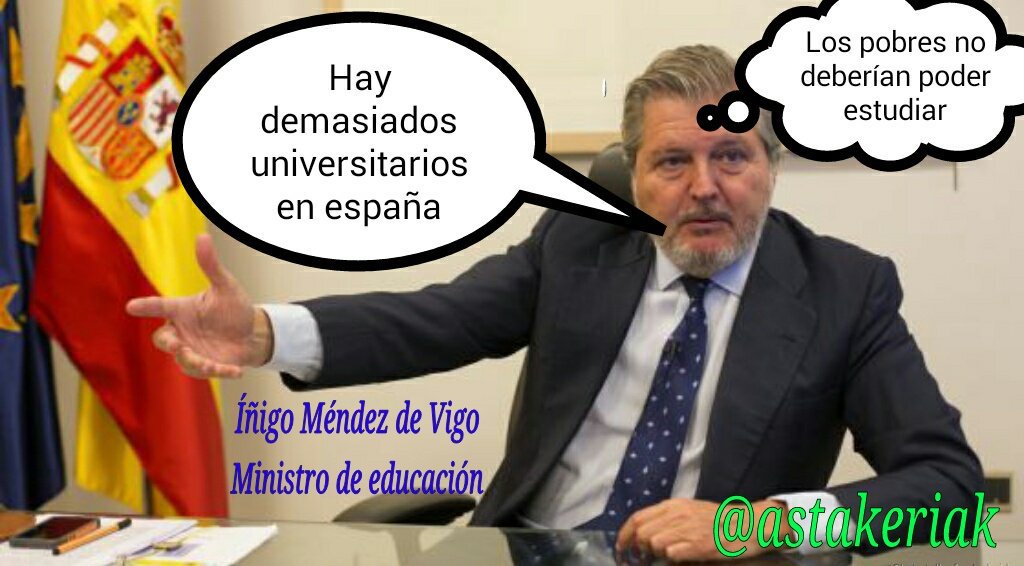 astakeriak's tweet photo. Poner a este personaje de ministro de #educación
 #CosasQueTerminanMal https://t.co/2615LpWmrr