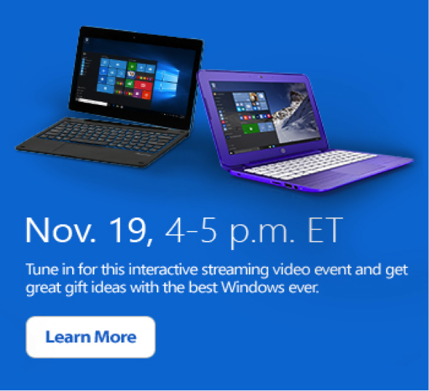 Will you be at the #TechTheHalls live event on 11/19 at 4pm ET with <a href="/Walmart/">Walmart</a> &amp; <a href="/HP/">HP</a> ? #ad lnk2.io/l5WRR