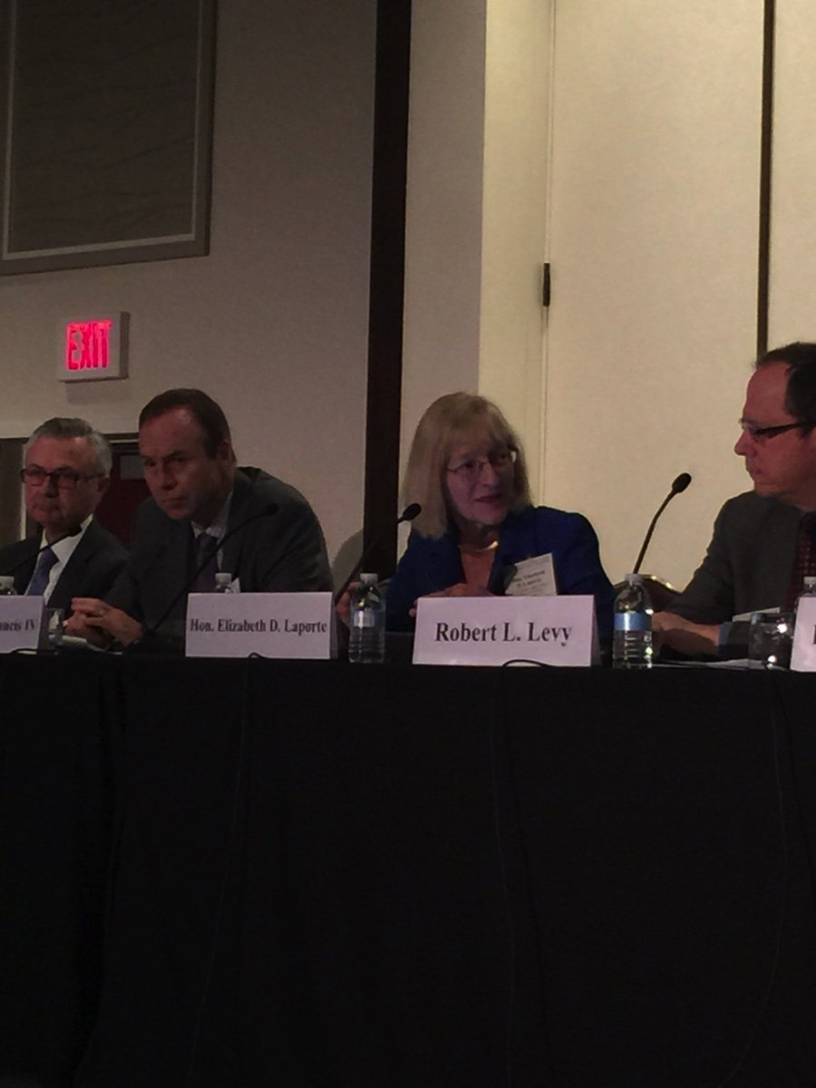 DavidHorrigan's tweet photo. #JudgeLaporte discussing the Scope of #eDiscovery on #GeorgetownAEDI #FederalRules Panel. #law @kCura https://t.co/SINUaGD9hI