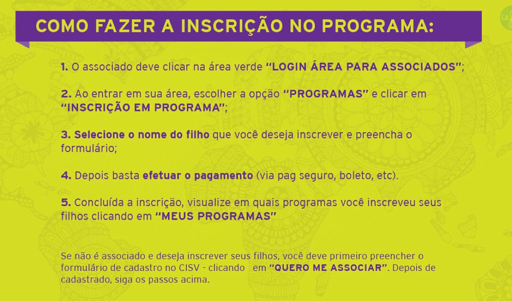 cisvrio's tweet photo. Inscrições para os programas de julho de 2016 somente pelo site até 02/12 #CISVRio https://t.co/92tzyJEnjl