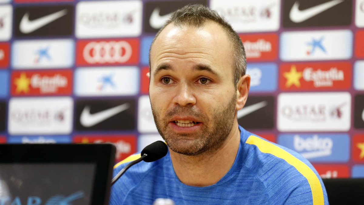 FCBarcelona_es's tweet image. Iniesta, en rueda de prensa: "Espero que #Elclásico sea un gran espectáculo" ow.ly/UQNKH #FCB