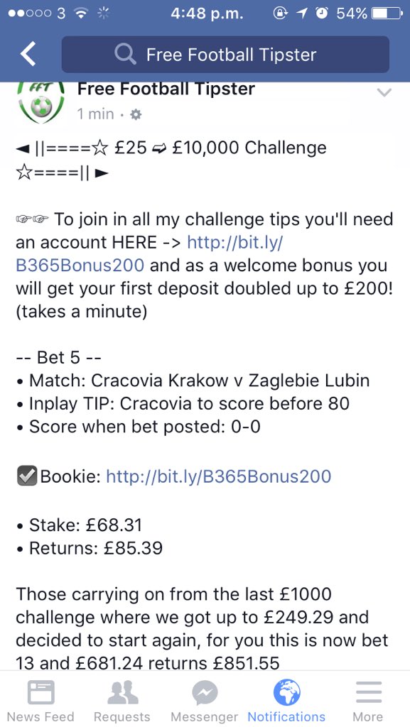 footytipsaddon's tweet photo. Bet is up! https://t.co/EnPp8raEio