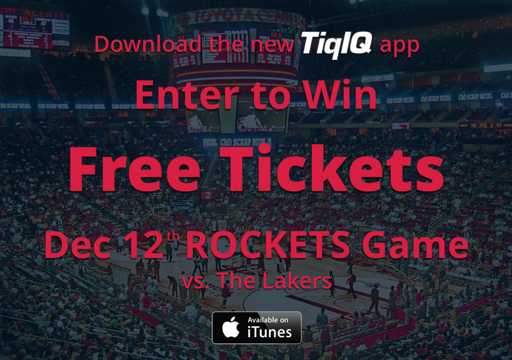 Rockets_Social's tweet photo. Giving away 2 tickets vs the Lakers

To enter
1. RT this
2. Download @TiqIQ tickets app >>  https://t.co/cNZOgEyrM0 https://t.co/mueKJWARzf