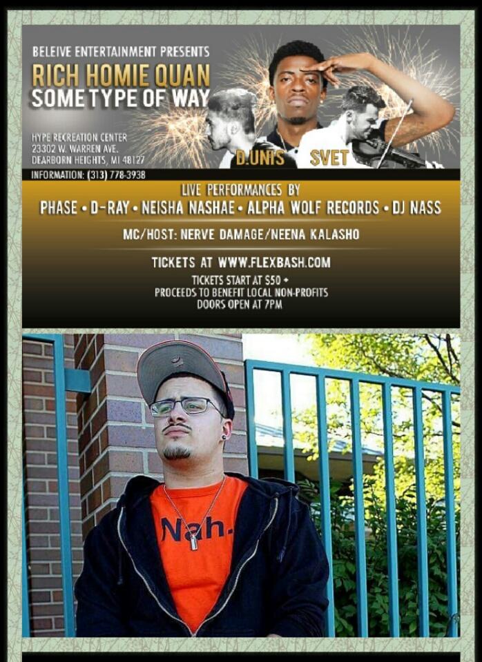 MIC_E_B0Y's tweet photo. Just one song, but I'm opening for @RichHomieQuan on New years eve!!! Tickets available at https://t.co/kQO7o1B7t6 https://t.co/H49zMDkv5l