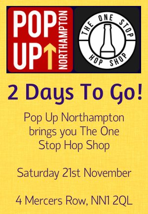 Just 2 days to go until we launch our first shop in Northampton town centre! 
#popupnorthampton