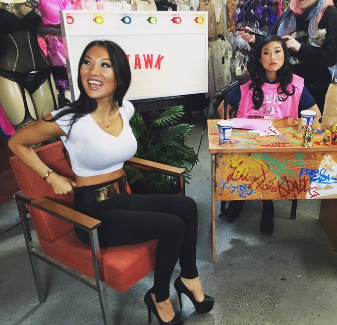 Had so much fun on @TAWK_SHOW yesterday with my friend @awkwafina! Keep ur eyes out for season 3 : )
