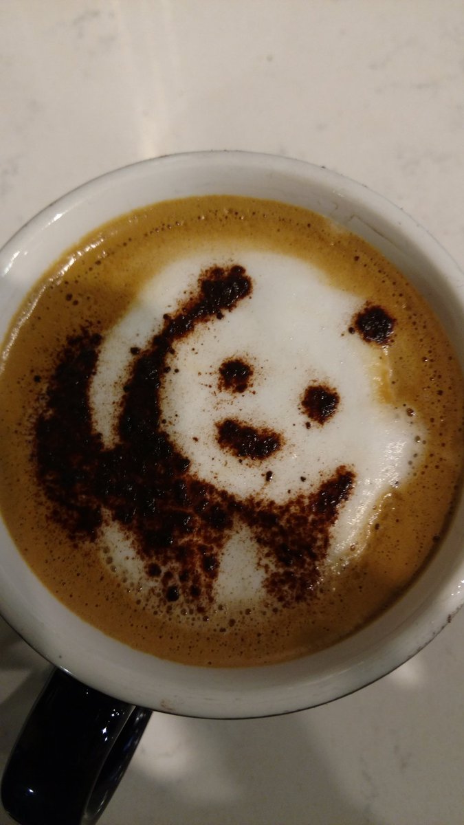 A panda latte!