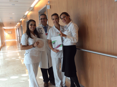 La Prevención de las UPP con el equipo de Medicina Interna del H.I. Luisa de Sevilla #iloveprevention #stopupp2015