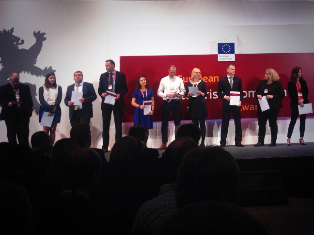 EEPA_EU's tweet photo. Thank you to all #NationalWinners for the Promoting Entrepreneurial Spirit category! #euSMEwk15 #EEPAs https://t.co/aw2Z4mHaXX