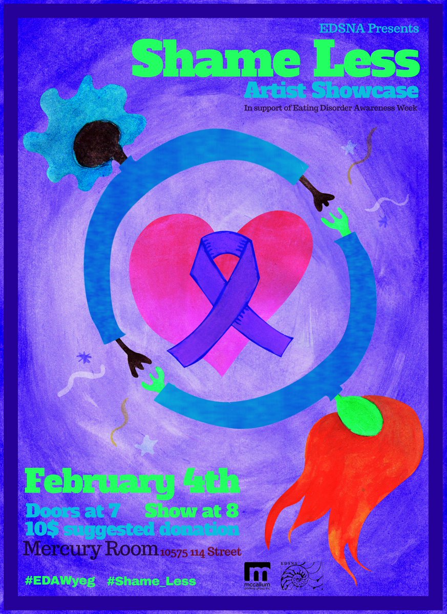 EatingDSNA's tweet photo. #Shame_Less is going to be a great event. Mark your calendars! Part of Eating Disorder Awareness Week. #EDAWyeg https://t.co/NJoXmq95dM