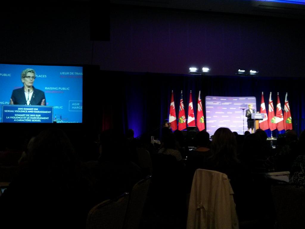 AmeliaRising's tweet image. Amelia Rising is at the summit to end sexual violence. We agree, Premier Wynne, "Time's up" on rape culture.