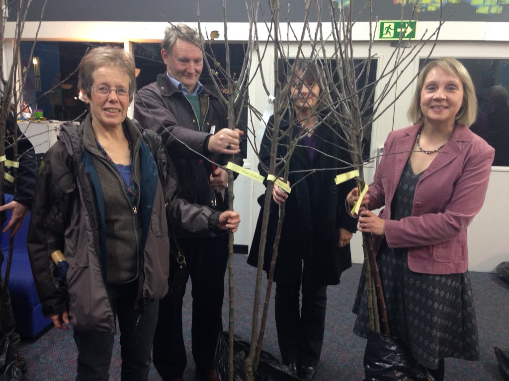 Friends of Pickering Lodge Group receive three fruit trees from #Trafford 'Food for us' <a href="/thehubalty/">The Hub</a> <a href="/redroseforest/">Red Rose Forest</a>