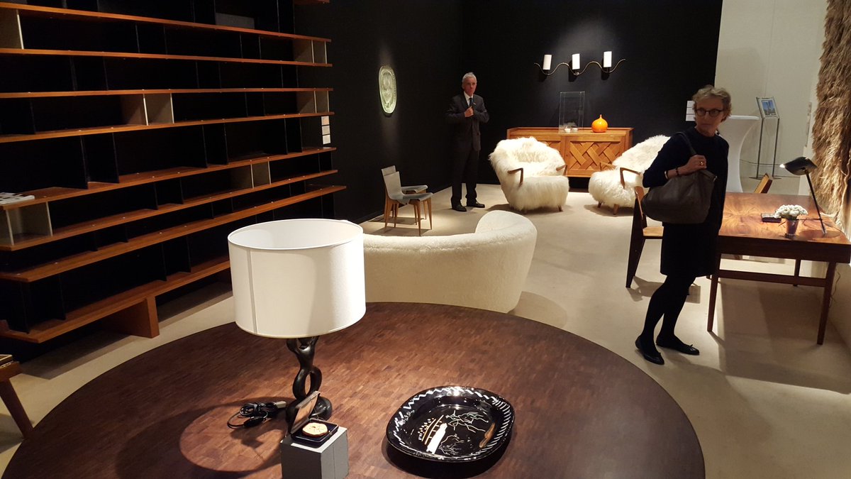 PFGarcier's tweet photo. Plaisir de voir culbuto chairs #marcheld dans splendide expo design @SothebysFr https://t.co/RSPnnYCljt