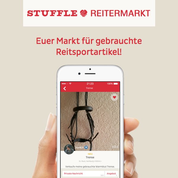 stuffle's tweet photo. Für alle Reitsport Liebhaber: Stuffle hat den ersten Markt für gebrauchte Reitsportartikel. https://t.co/8s7oxnupXb https://t.co/3Zxl5soPpN