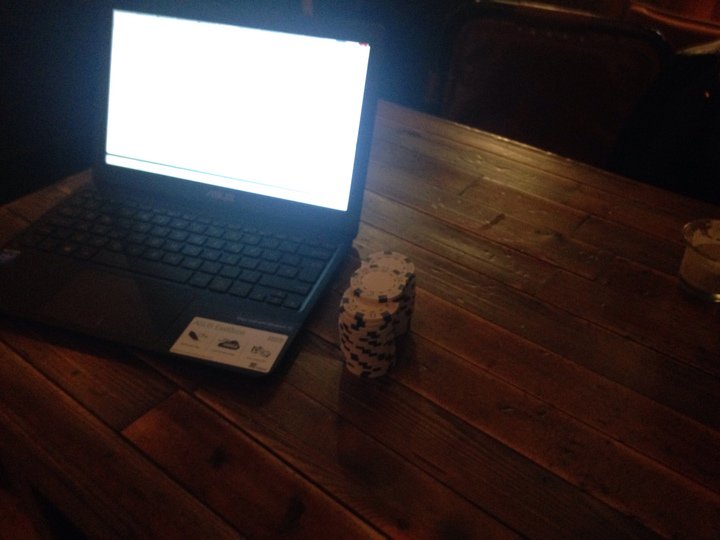 For all you <a href="/thecommonsedi/">The Commons</a> folk, look for the laptops and the poker chips for your free drinks!