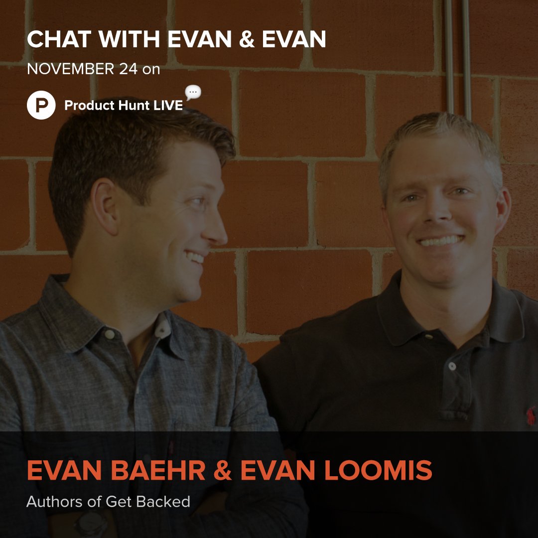 Join us this Tuesday 11/24 at noon PST for our Product Hunt live chat! Go here to sign up buff.ly/1lemSLa