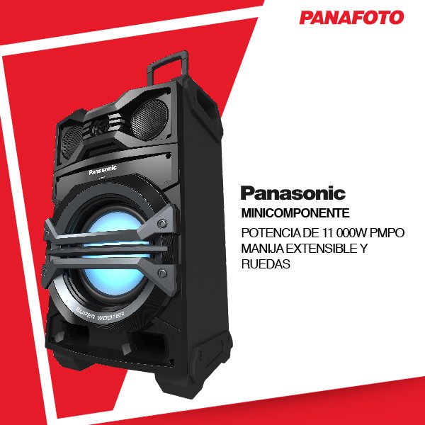 Panasonic SC CMAX5 SUPER WOOPER スピーカー Panasonicの800W出力アクティブスピーカーSC-CMAX5-Kの紹介ページです。