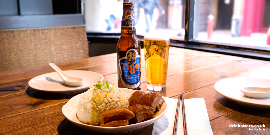 Kick off a breezy November evening with a steaming portion of traditional Taiwanese pork belly and a touch of Tiger.
