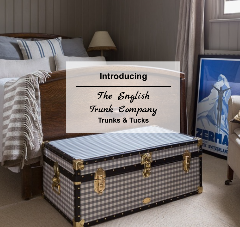 SeasonsInColour's tweet photo. New Post "Of trunks and tucks", introducing The @EnglishTrunkCo https://t.co/gaKDoE7IEB #interiors @handmadebritain https://t.co/5hApbde2z6