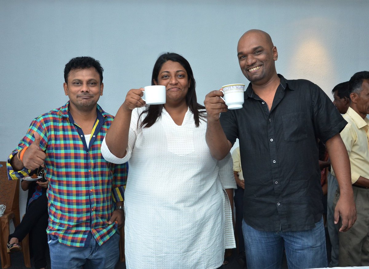 IfhamNizam's tweet photo. #SundayLeader Chief #Editor #Mandana #Abeywickrema and Deputy Editor #Easwaran Rutnam at the renaming #IfhamNizam https://t.co/gvPnXrxgtF