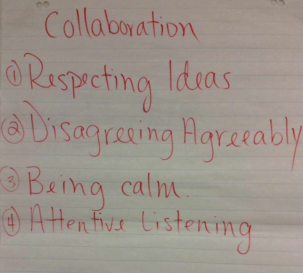 MrStAmand's tweet photo. Making out thinking visible using @padlet thinking about what makes collaboration effective #sccdsb #learnforall https://t.co/qmGvgoQp2N