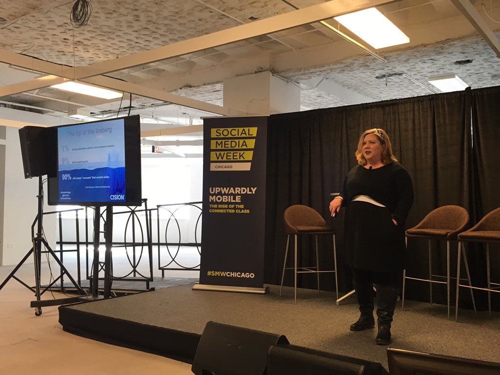 Cision's tweet photo. Influencers are just the tip of the iceberg. @hksully via @rohitbhargava #SMWChicago #CisionPower ๐ช๐ผ https://t.co/ScXEEztW9R