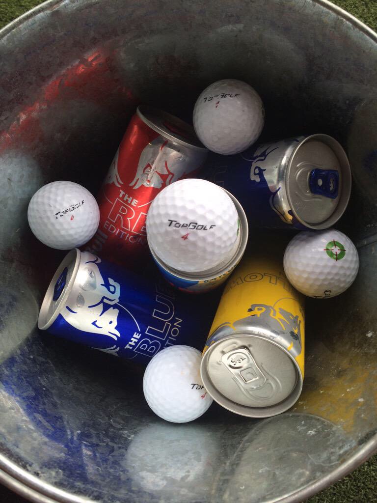 TopgolfTampa's tweet photo. All coffee-ed out? Try a flavored @RedBull as your afternoon pick-me-up! #GivesYouWings https://t.co/V9Oq1n2J5W