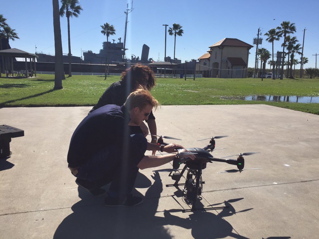 MeasureUAVS's tweet photo. #droneasaservice ops in #Galveston. https://t.co/fdbTJXUrwY
