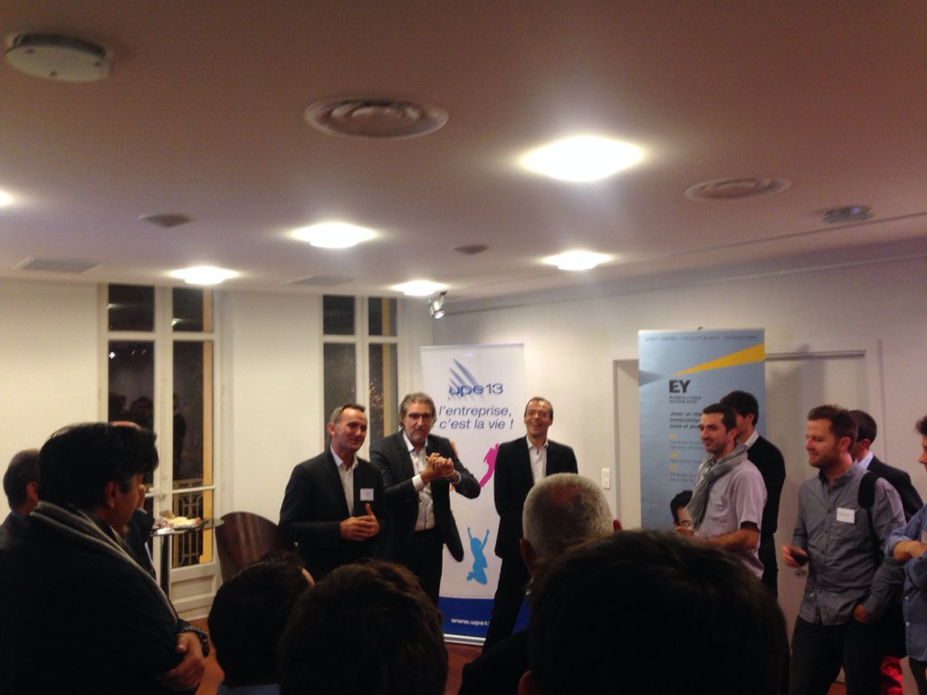 StepChauvet's tweet photo. @matthiasbauland participation "1 journée, 1 entrepreneur, 1 étudiant" @UPE13_ @EYFrance https://t.co/jwAeK23W8i