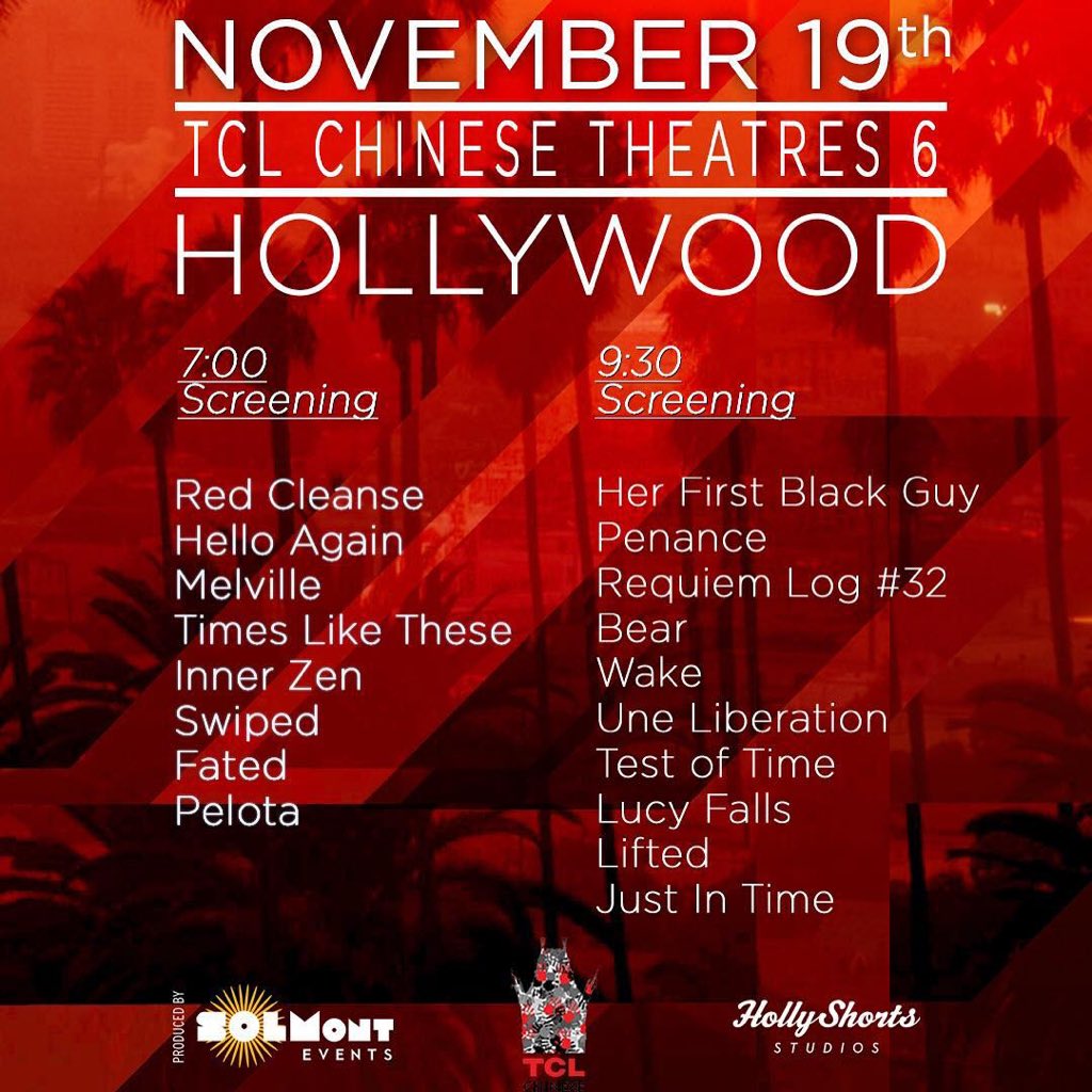 internationalzo's tweet photo. It's going down tonight! Get tickets now! https://t.co/2w6LAuFcwa
#Hollyshorts #HSFF2015 #filmmakers @slimsmitty85 https://t.co/3KDHsnjFaa