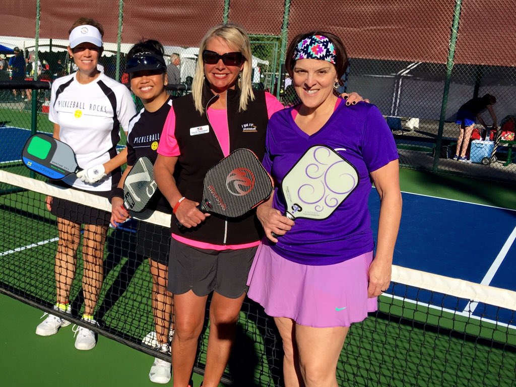 Love the power of my Blade <a href="/RiverStyks/">RiverStyksPickleBall</a> #NationalsVII